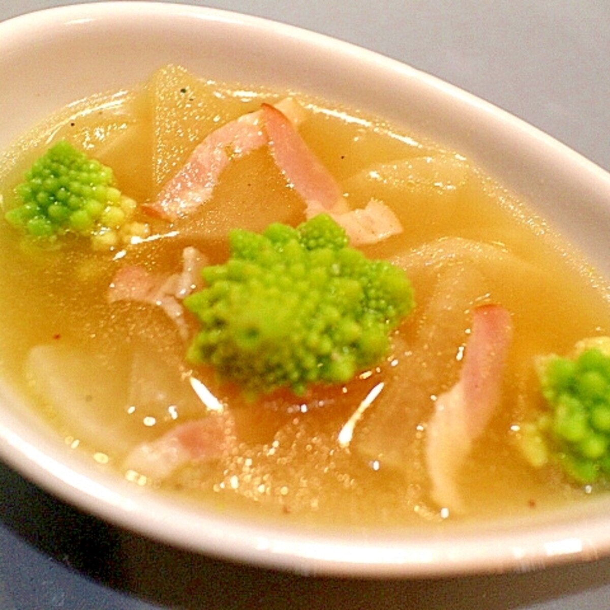 時短 レンジで作る 大根とロマネスコの野菜スープ レシピ 作り方 By Seika A 楽天レシピ 時短 レンジで作る 大根とロマネスコの野菜スープ レシピ 作り方 By Seika A 楽天レシピ